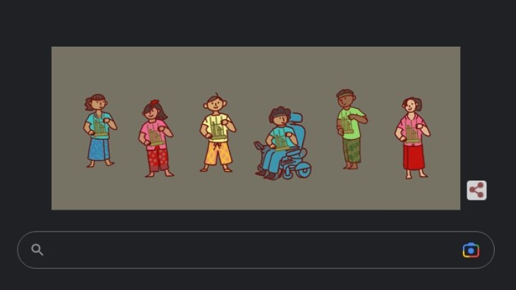 Telisik Sejarah Angklung yang Jadi Tema Google Doodle Hari Ini