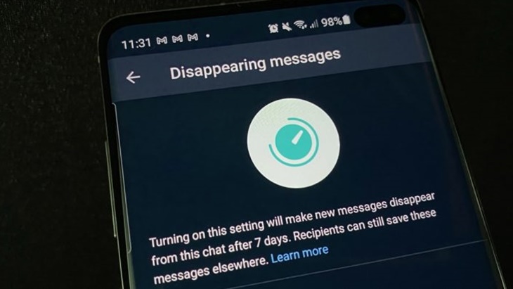 WhatsApp akan Luncurkan Fitur Penghilang Pesan Otomatis