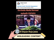 [HOAKS atau FAKTA]: Ketua MPR Ahmad Muzani Baca Pantun Sebut Wakil Presiden Fufufafa