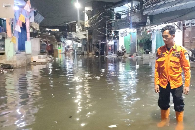 1 RT di Pluit dan 1 Ruas Jalan Terendam Banjir Rob hingga Selasa Pagi