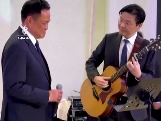 Duet Manis PM Singapura dan Mendagri Thailand, Bawakan 'Let It Be' The Beatles