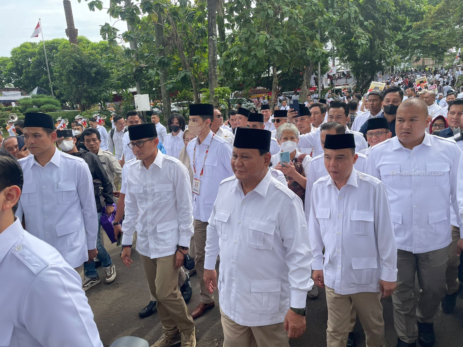 Sandiaga Dampingi Prabowo di Acara HUT ke-15 Partai Gerindra