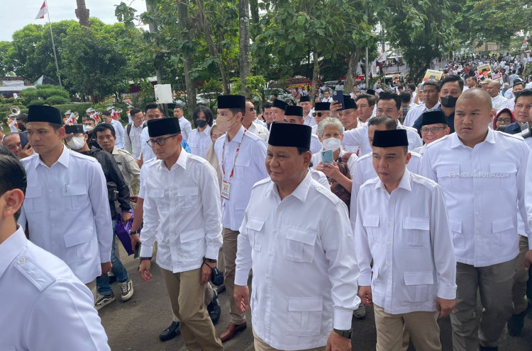 Sandiaga Dampingi Prabowo di Acara HUT ke-15 Partai Gerindra