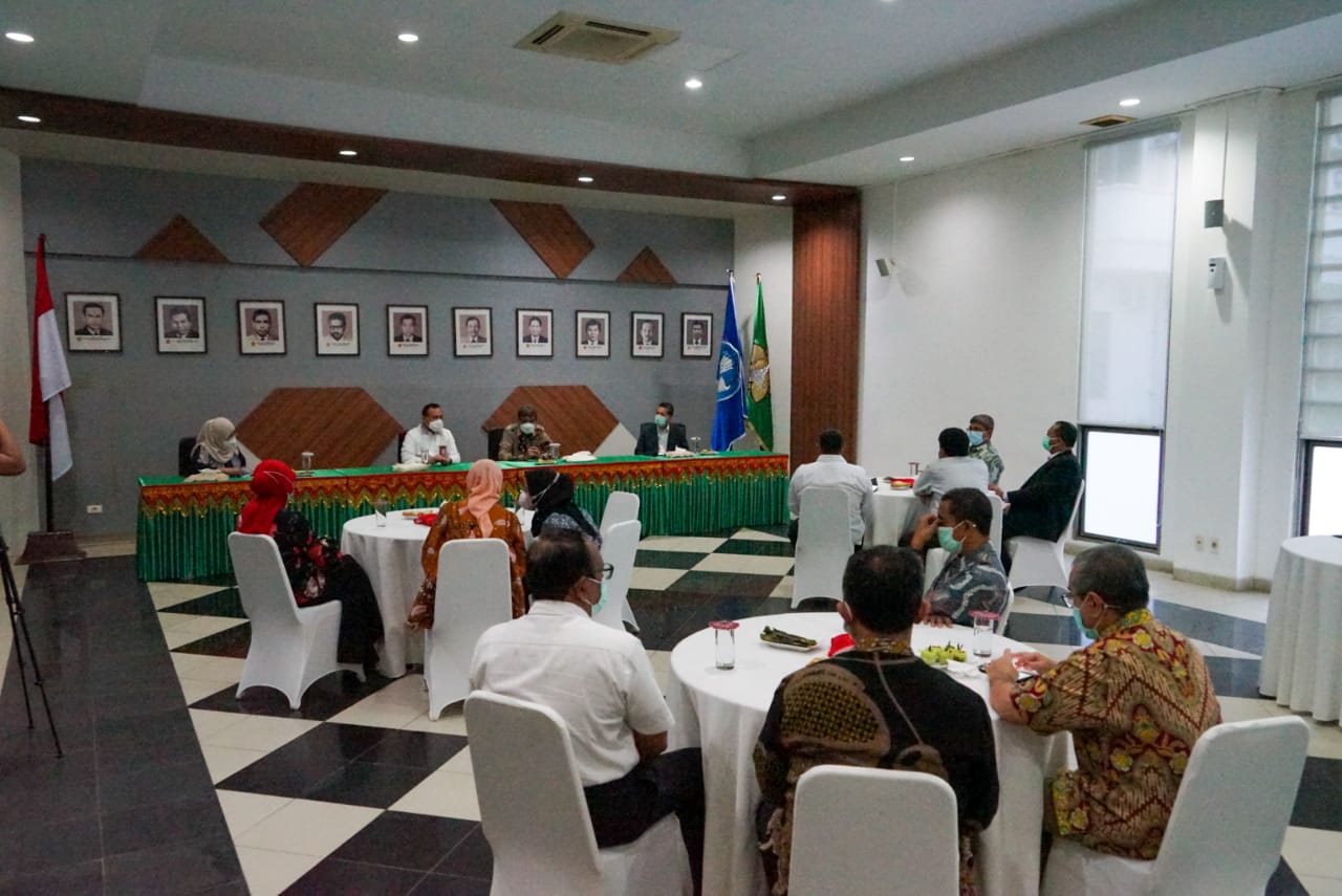 Ketua Komisi Pemberantasan Korupsi (KPK) Firli Bahuri dalam silaturahmi bersama jajaran Universitas Syiah Kuala (Unsyiah) Aceh, Kamis (25/3). Foto: Humas KPK