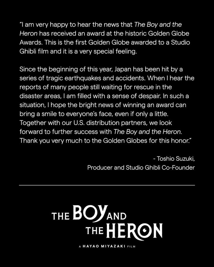 Menang Golden Globe Awards 2024, Simak Sinopsis 'The Boy and the Heron'