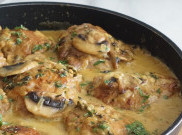 Bosan Makan Opor? Yuk Masak Ayam Krim Kari Jamur Ala Chef Putri Miranti