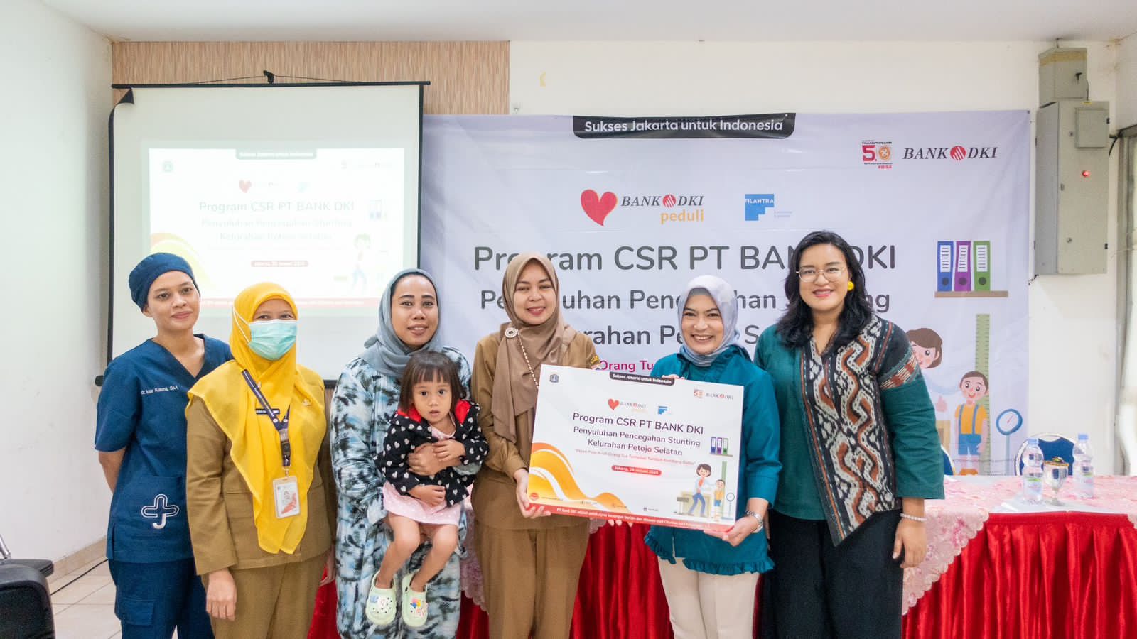 Bank DKI Gandeng Yayasan Filantra Cegah Stunting