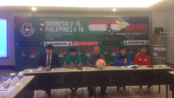 Timnas Indonesia U-16 Siap Hadapi Filipina 
