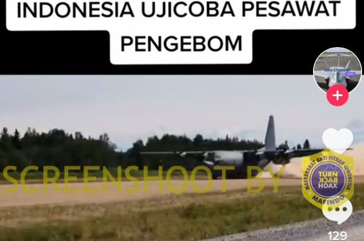 [HOAKS atau FAKTA]: Indonesia Uji Coba Pesawat Pengebom Bikin Australia Kaget