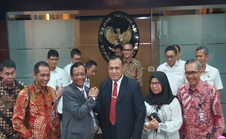  Firli Cs Sowan ke Menko Mahfud, Ini Yang Dibahas