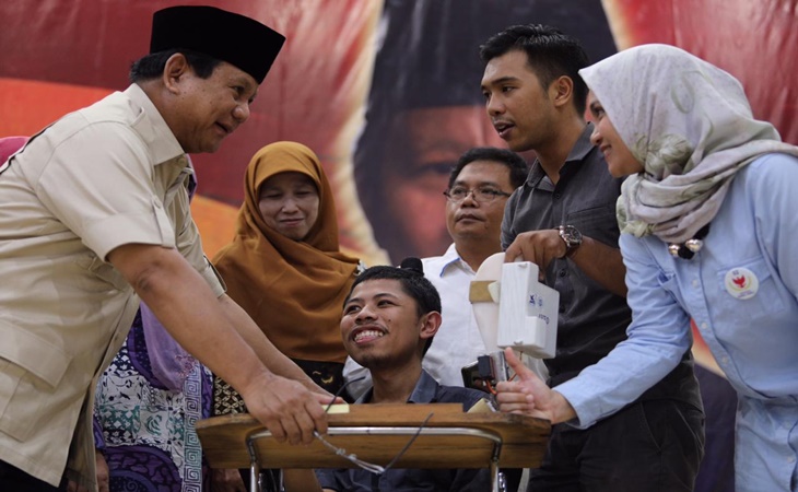 Ciptakan Sepatu Pencegah Kelumpuhan, Ini Harapan Mahasiswa Penderita DMD untuk Prabowo-Sandi