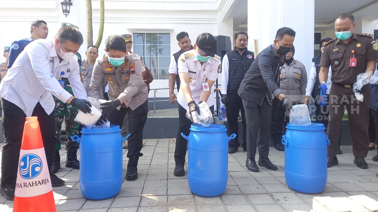 Polresta Solo Musnahkan Sabu 3,5 Kilogram Senilai Miliaran, 3 Juta Nyawa Terselamatkan