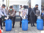 Polresta Solo Musnahkan Sabu 3,5 Kilogram Senilai Miliaran, 3 Juta Nyawa Terselamatkan