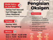 Jadwal Pengisian Oksigen