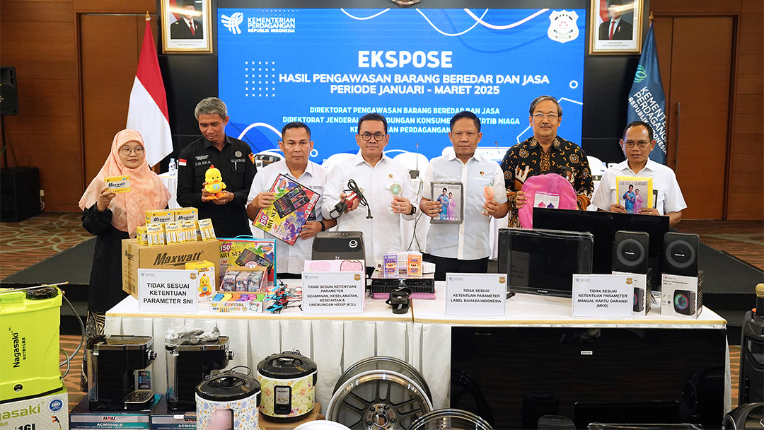 Kemendag Sita Produk Ilegal Senilai Rp 15 Miliar Sejak Januari 2025