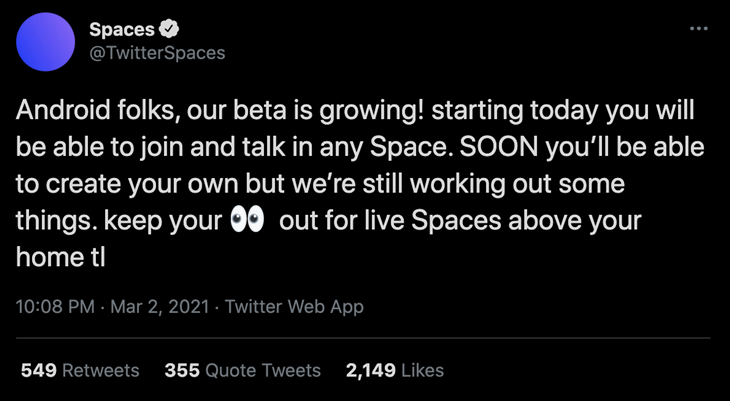 spaces