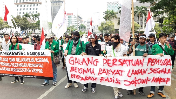 Dilarang Demo  Istana, Mahasiswa Sebut Jokowi Fasis