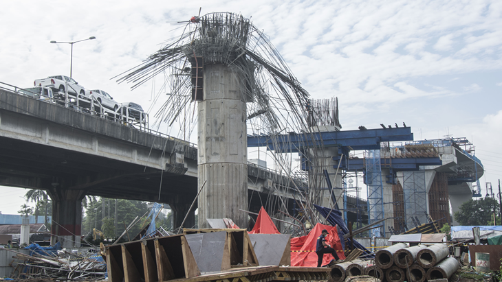 Ini Biang Ambruknya Tiang Girder Tol Becakayu