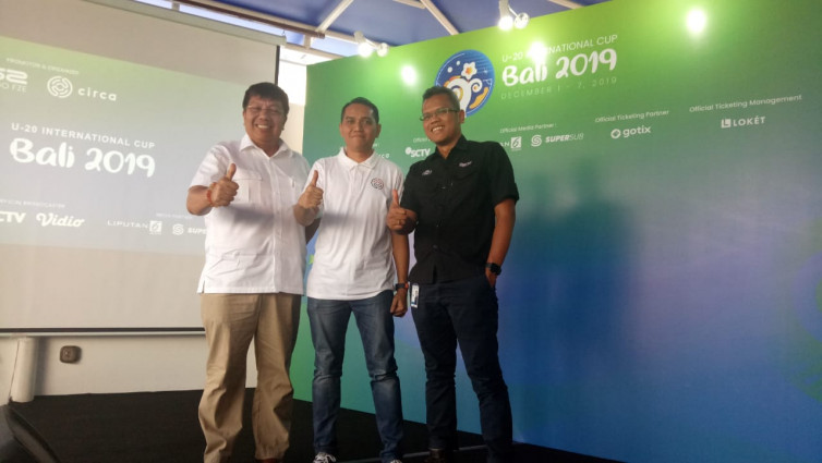 Konferensi pers U-20 International Cup 2019. (BolaSkor.com/Tengku Sufiyanto)
