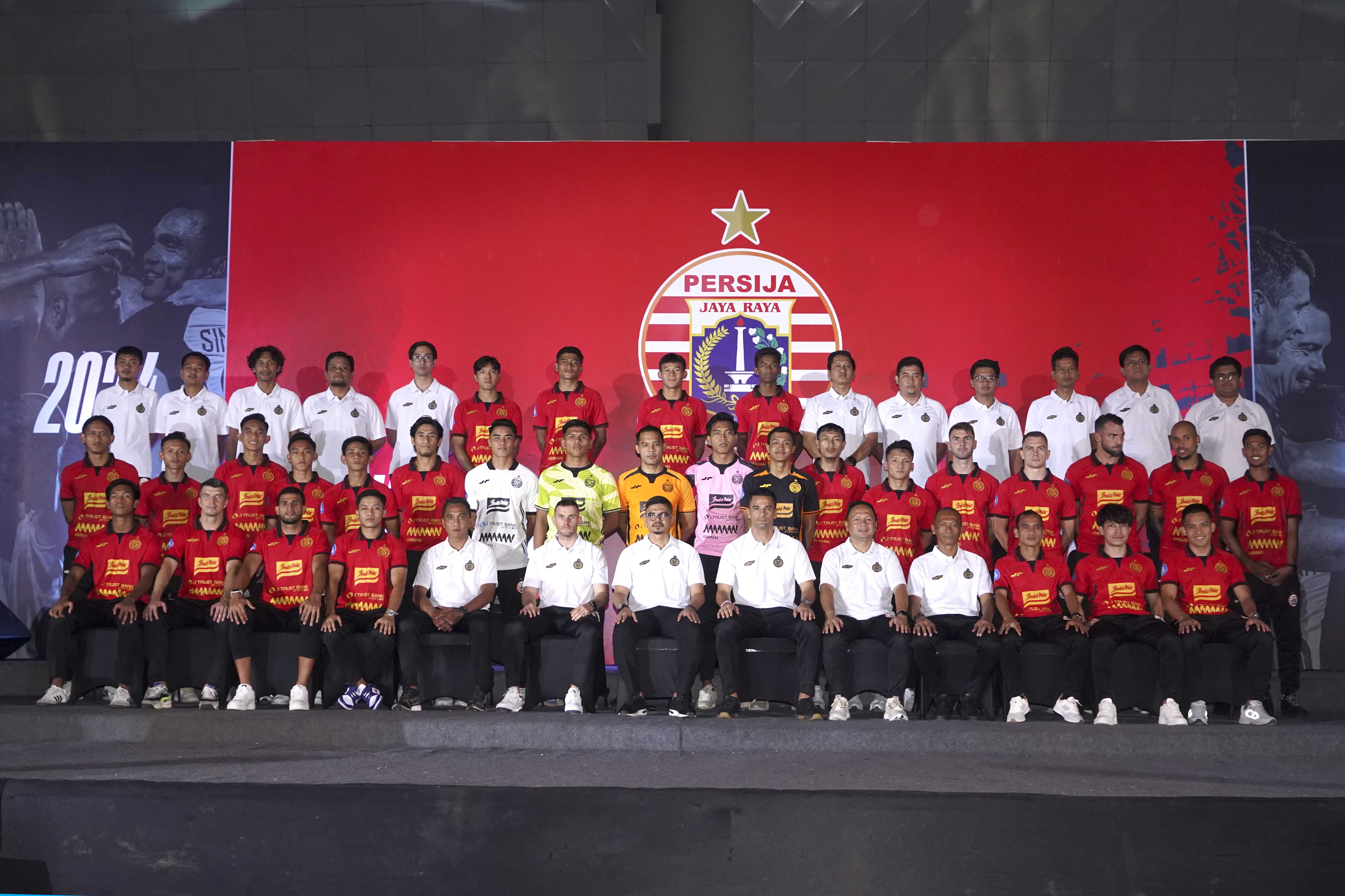 Persija Luncurkan Tim Bersama dengan Jersei, Berikut Daftar Pemainnya