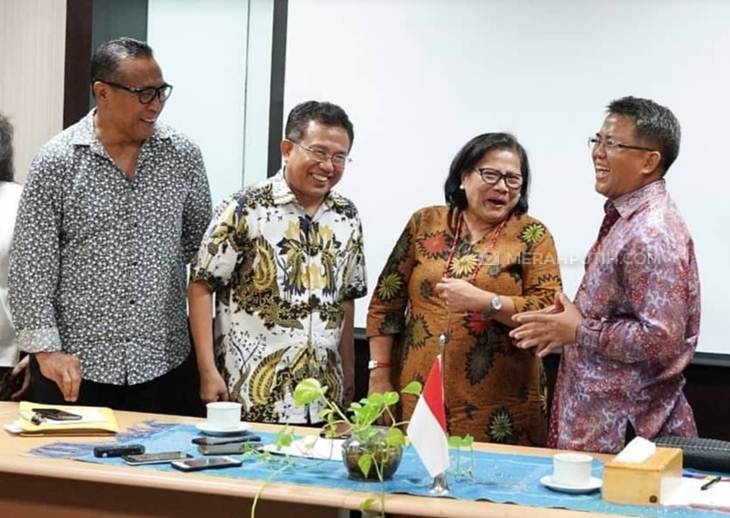 Pertemuan PKS dengan PGI, di sekretarian PGI, Jalan Salemba Raya Nomor 10, Jakarta Pusat, Rabu (11/12) sore. (Foto: MP/Kanugrahan)