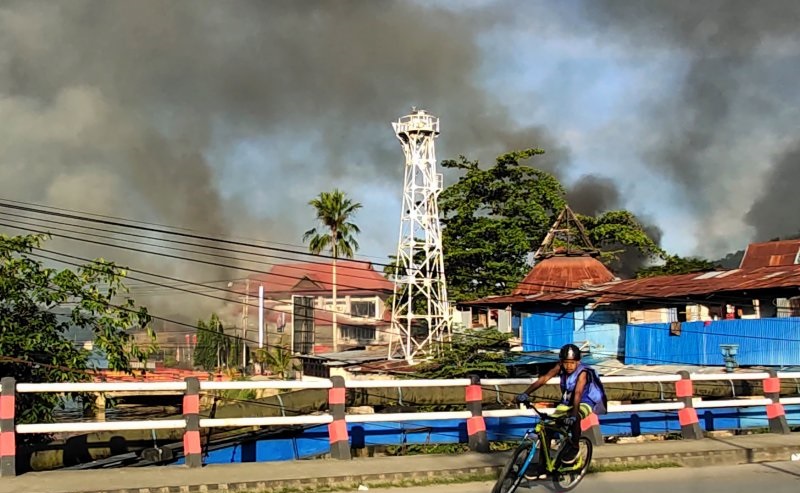 Kerusuhan Papua. Foto: ANTARA