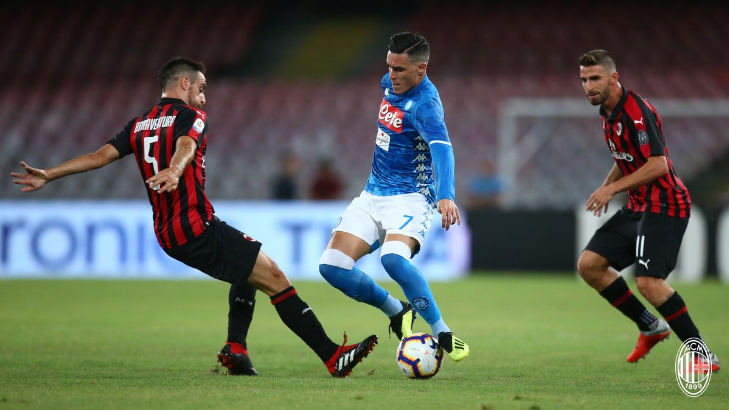 Hasil Pertandingan Liga-Liga Eropa: AC Milan Dibekuk Napoli, Manchester City Tertahan