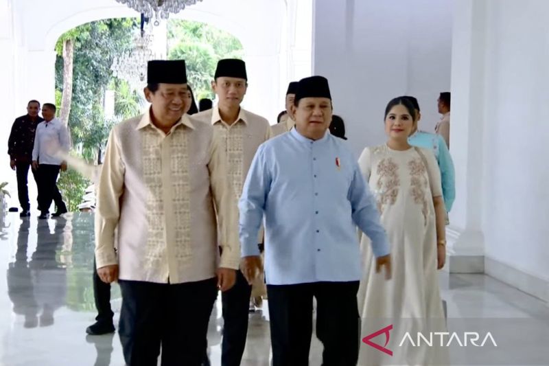 Halalbihalal Para Mantan di Istana, Pertemuan Tertutup Prabowo dengan SBY dan Jokowi