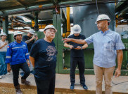 Jerry Hermawan Lo Kunjungi Pembangkit Listrik Energi Hijau Pertama di Karimun