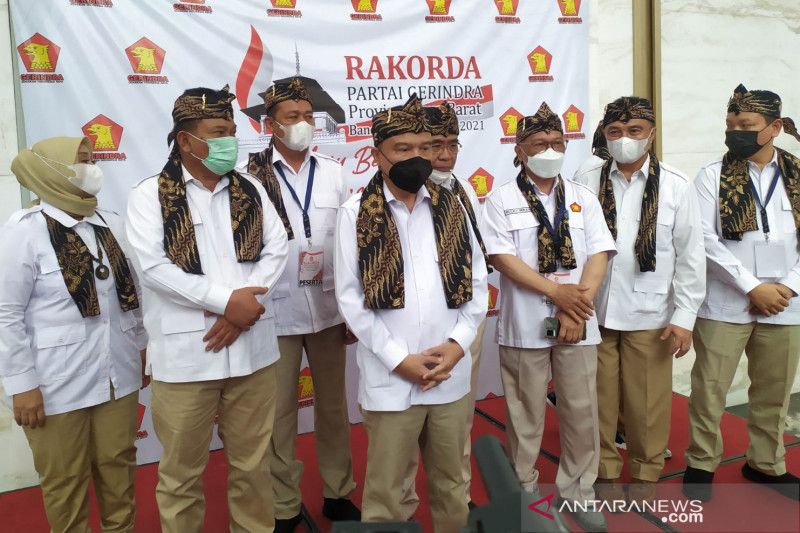 Ketua Harian DPP Gerindra, Sufmi D Ahmad. ANTARA/Bagus Rizaldi