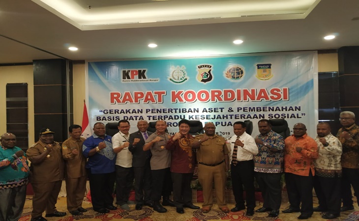 KPK bersama Pemprov Papua membahas pembenahan basis data