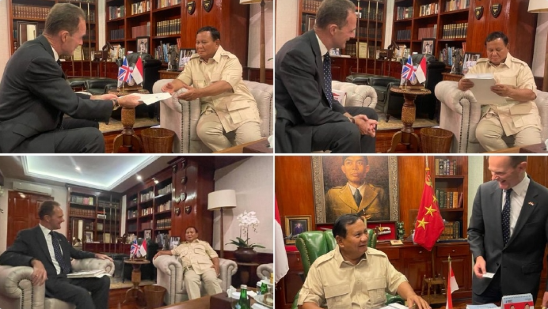 Dubes Inggris Beri Selamat ke Prabowo, Sampaikan Pesan dari PM Rishi Sunak