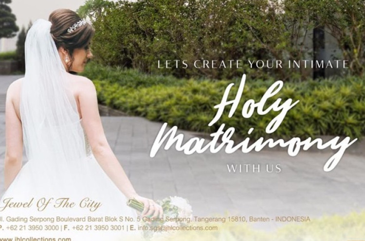 'Holy Matrimony', Solusi 'Intimate Wedding' Berkelas JHL Solitaire di Tengah Pandemi