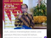 [HOAKS atau FAKTA]: Jokowi Ubah Aturan Usia Pensiun PNS Jadi 50 Tahun