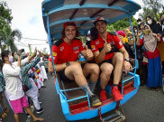 Serunya MXGP Indonesia, Para Crosser Diajak Keliling Naik Delman