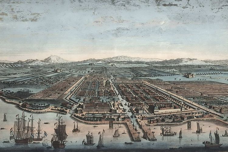 Kondisi saat Batavia dikuasai VOC. (Foto: Wikimedia Commons/Johannes van Ryne)