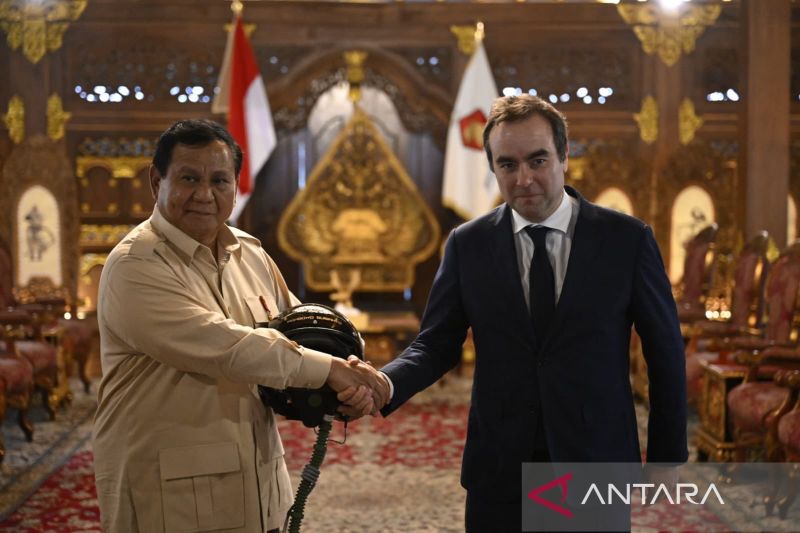 Prabowo Terima Menhan Prancis Rayakan 75 Tahun Hubungan Dua Negara