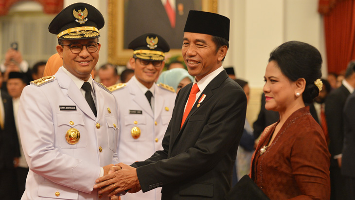 Anies Baswedan dan Presiden Jokowi