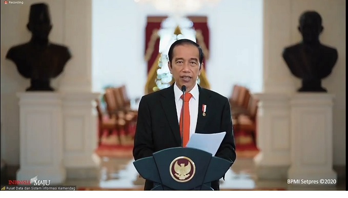 Buka Trade Expo Virtual, Jokowi Perintahkan Jangan Biasa Saja