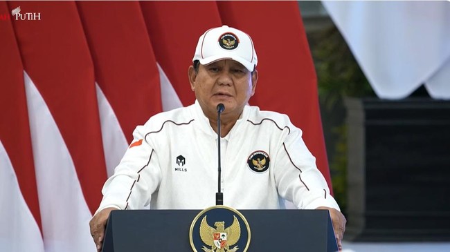 Prabowo Lepas 432 Atlet Indonesia ke Asian Games 2026, Janjikan Bonus Rp 3 Miliar untuk Emas