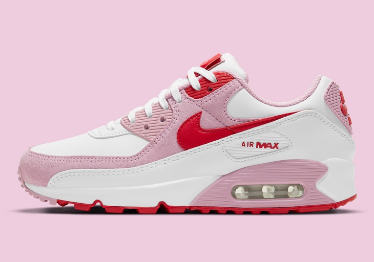 Valentine's Day Air Max 90. (Foto Sneaker News)