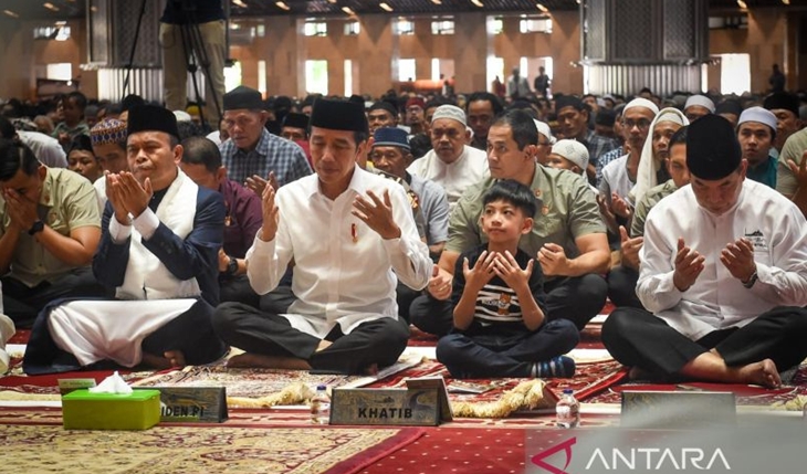 Presiden Jokowi Salat Idul Adha Bersama Masyarakat Yogyakarta
