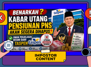 [HOAKS atau FAKTA]: Prabowo Dikabarkan Mau Hapus Utang Pensiunan PNS