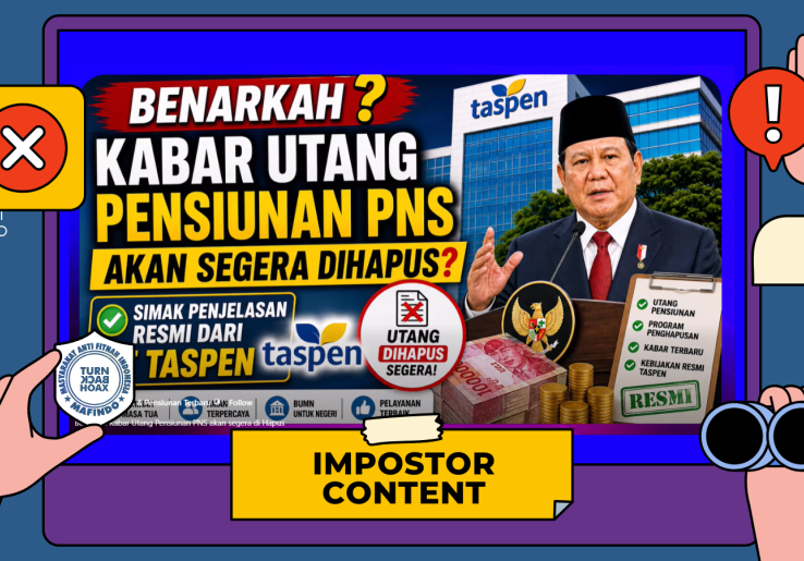 [HOAKS atau FAKTA]: Prabowo Dikabarkan Mau Hapus Utang Pensiunan PNS
