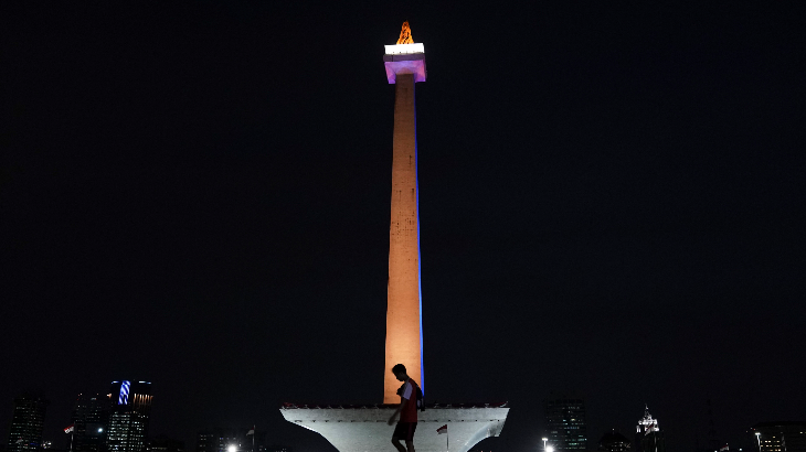 Jakarta Kini Sudah Punya Air Mancur Menari di Monas 