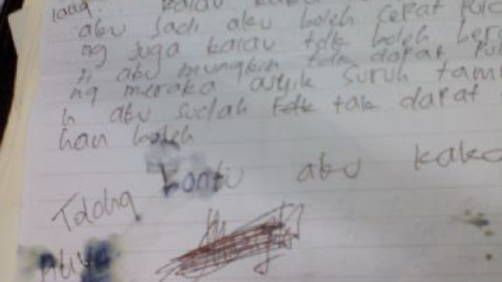 Surat Permintaan tolong dari TKW asal NTT