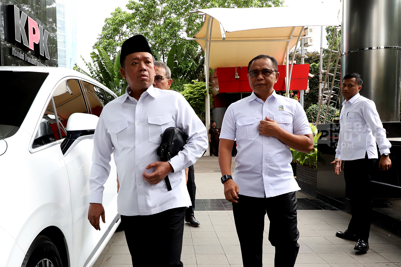 Menteri ATR/BPN Nusron Wahid Sambangi KPK Bahas Pencegahan Korupsi Sektor Pertanahan