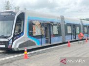 2 Kereta Trem Otonom IKN Siap Antar-Jemput Tamu Undangan HUT RI
