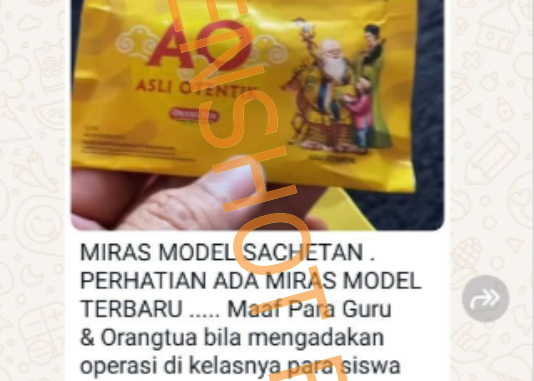 [HOAKS atau FAKTA] : Minuman Keras Orang Tua dalam Kemasan Saset Beredar di Pasaran