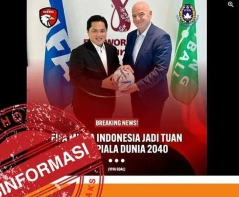 [HOAKS atau FAKTA]: FIFA Minta Indonesia Jadi Tuan Rumah Piala Dunia 2040